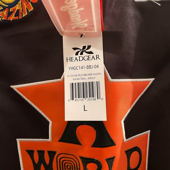 Astro World Kids Jersey - Black and Orange - Picture 3 of 3